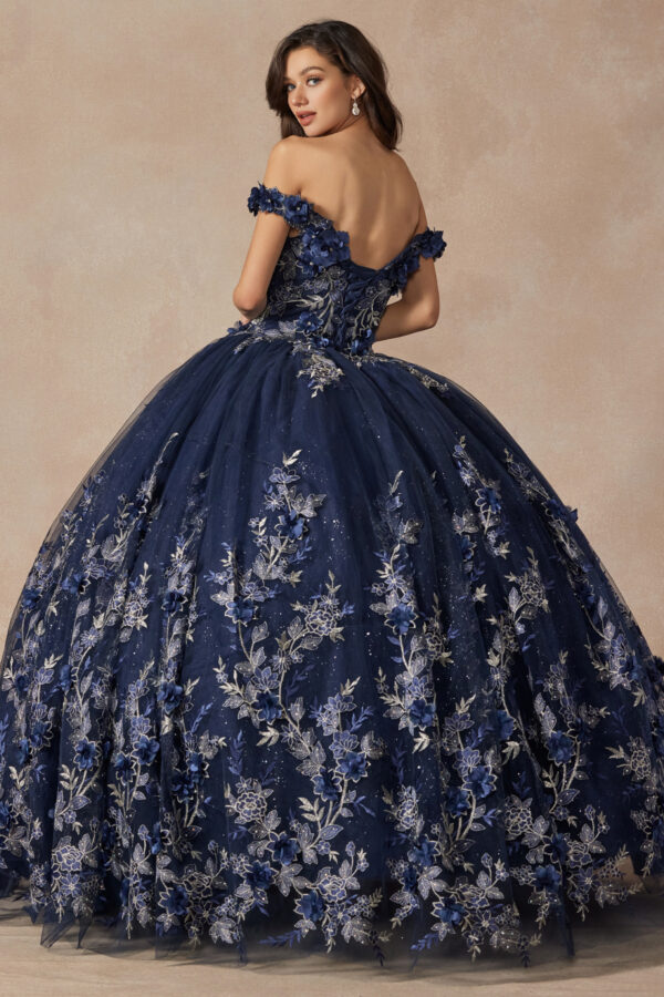 Juliet Quinceañera Dress Style 1447-Navy