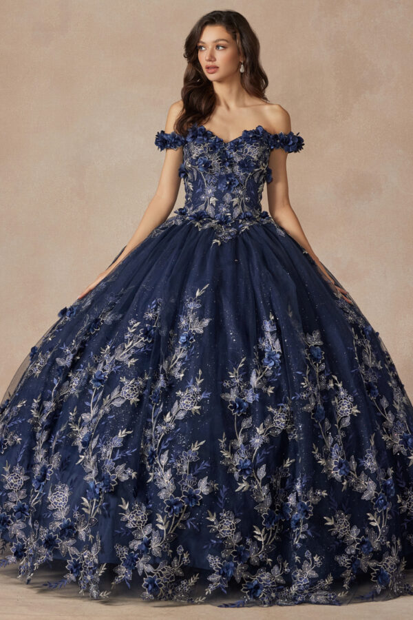 Juliet Quinceañera Dresses Style 1447 Navy