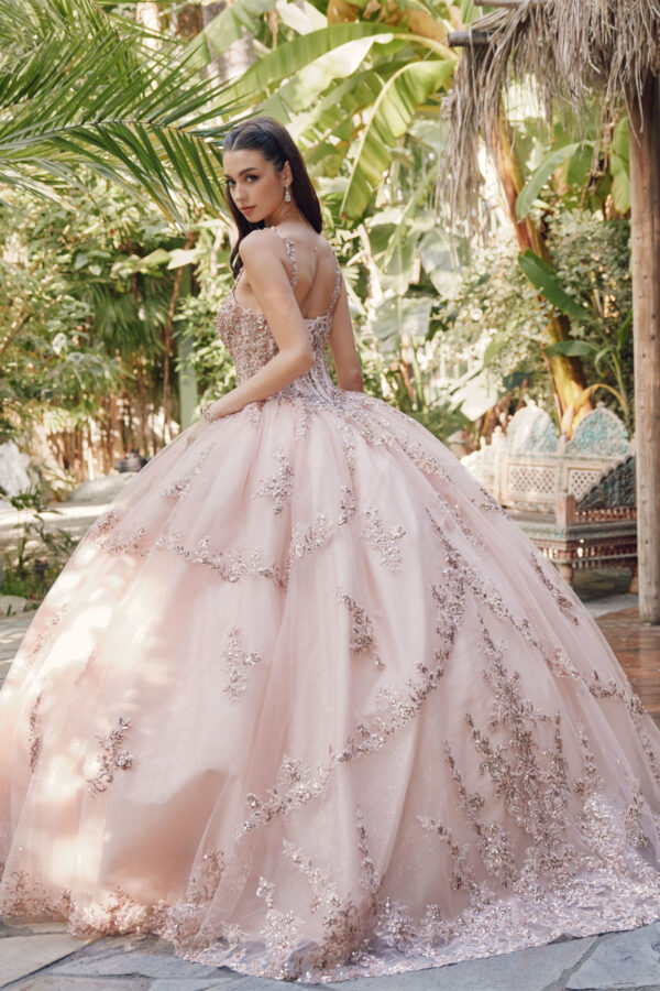 Juliet Quinceañera Dress Style 1450J Rose Gold