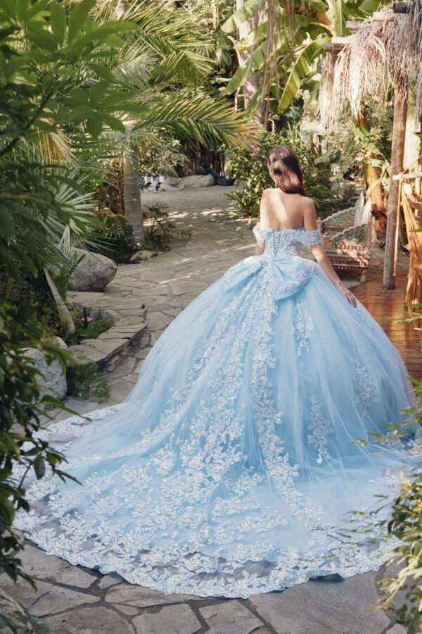 Juliet Quinceañera Dress Style 1458J Bahama Blue