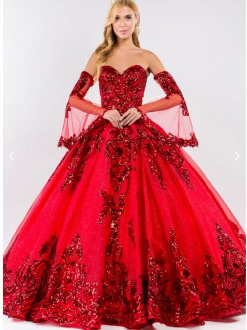 GLS Quinceañera Dress Style 1914 Red